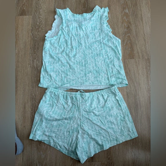 Lauren Ralph Lauren- Ruffle Pajama Set - Picture 4 of 4